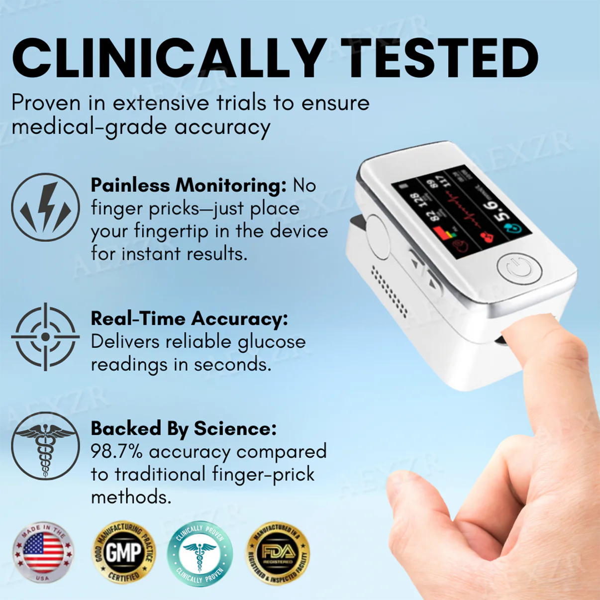 Glycenx™🎉WINTER SALES🎉- 𝕤𝕒𝕧𝕖 𝕦𝕡 𝕥𝕠 -58% OFF Precision Glucose Monitoring Device